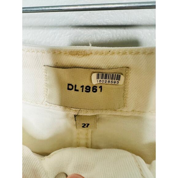 DL1961 Off-White Denim Cotton Blend Asra Ecru Maxi Skirt Size 27 - Picture 15 of 16